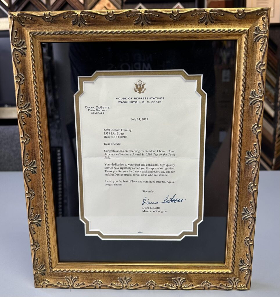 5280 Custom Framing | Top of the Town 2025