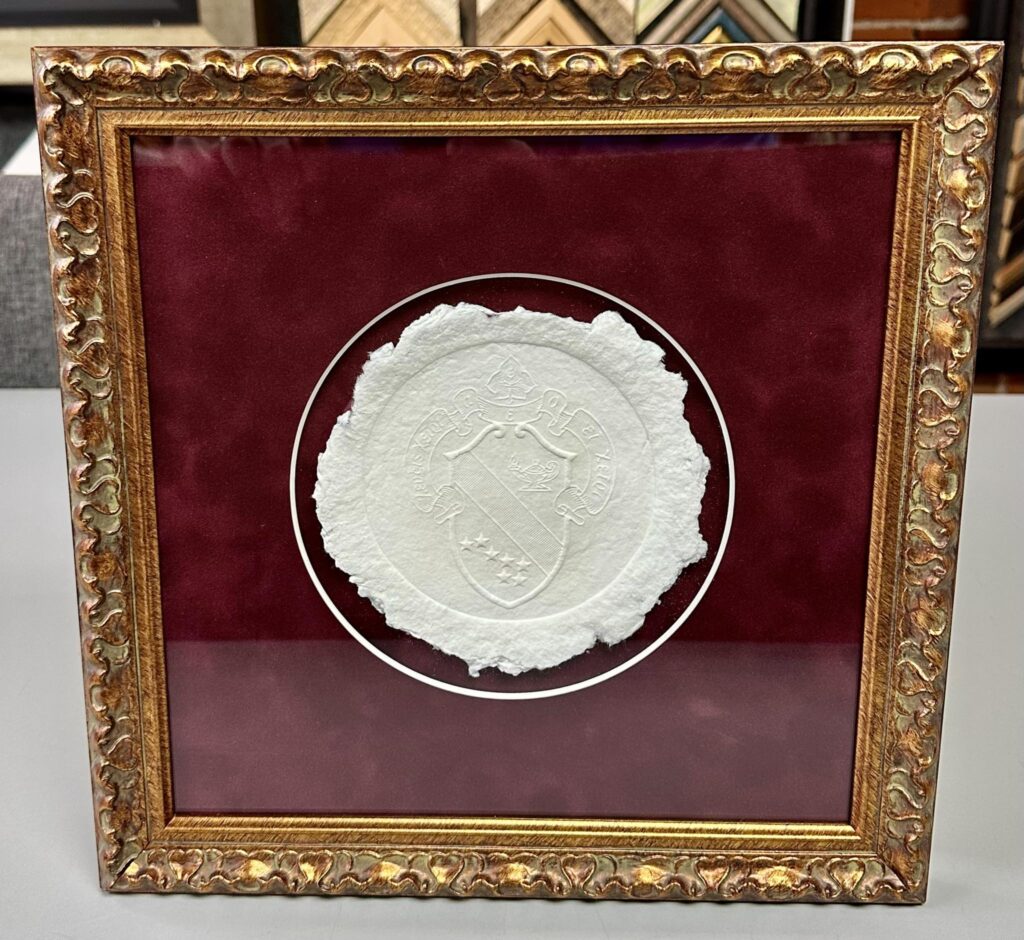 Custom Framed Alpha Phi Shadowbox