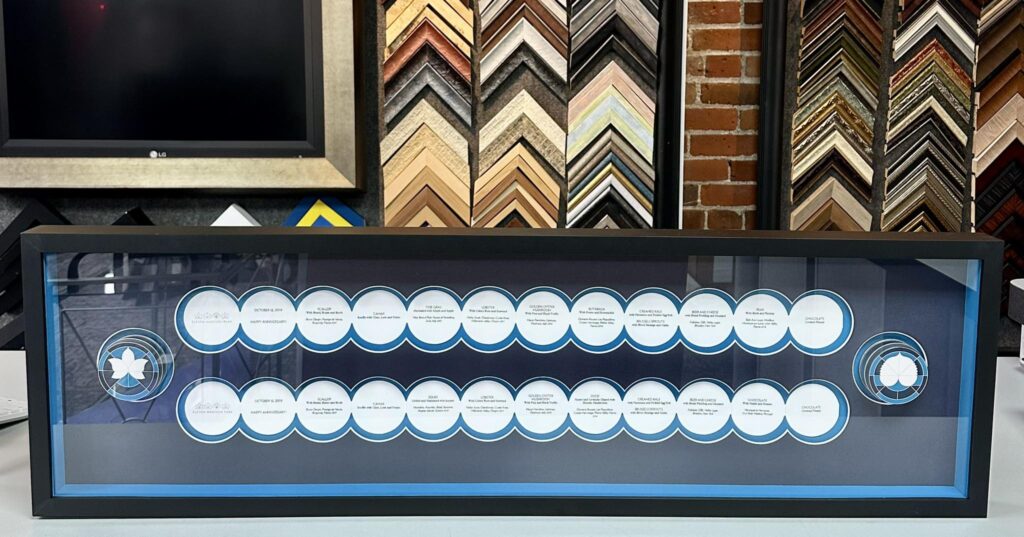 Custom Framed Restaurant Menus