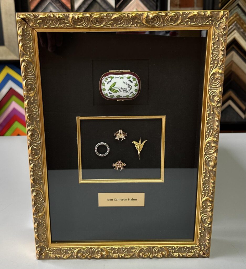 Custom Framed Alpha Phi Shadowbox 