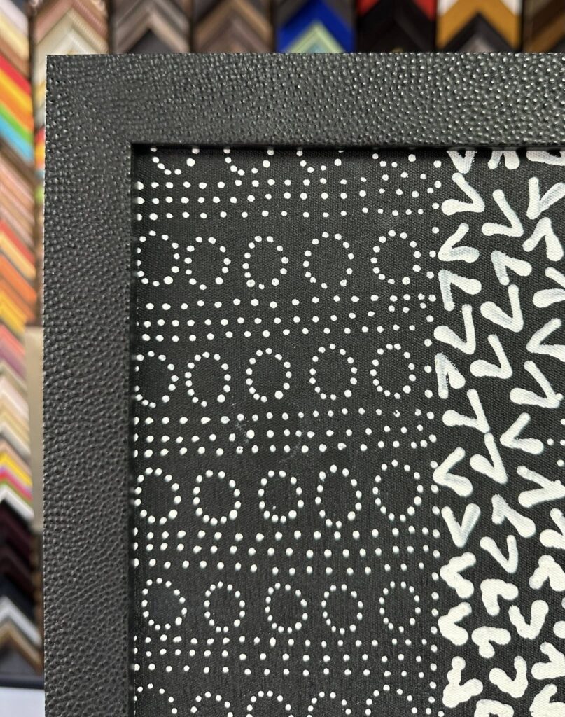 Custom Framed Aboriginal Painting