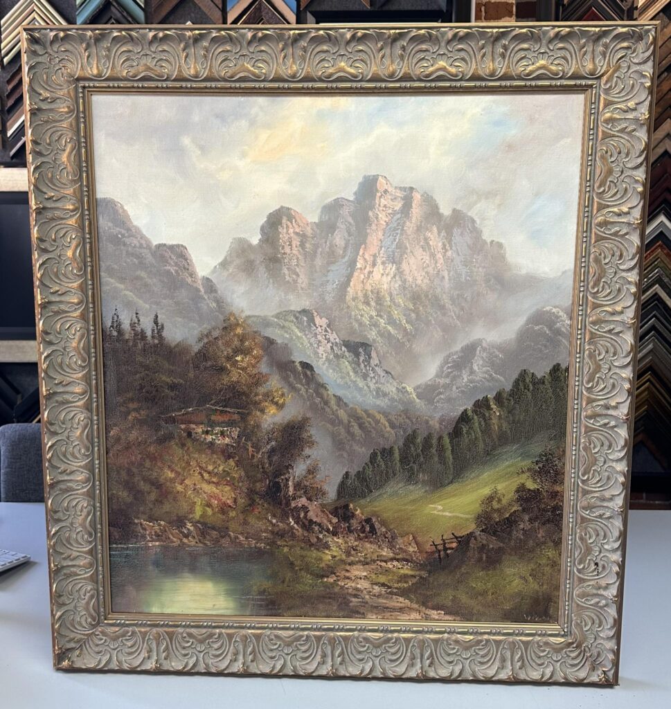 Custom Framed Fine Art Painting 