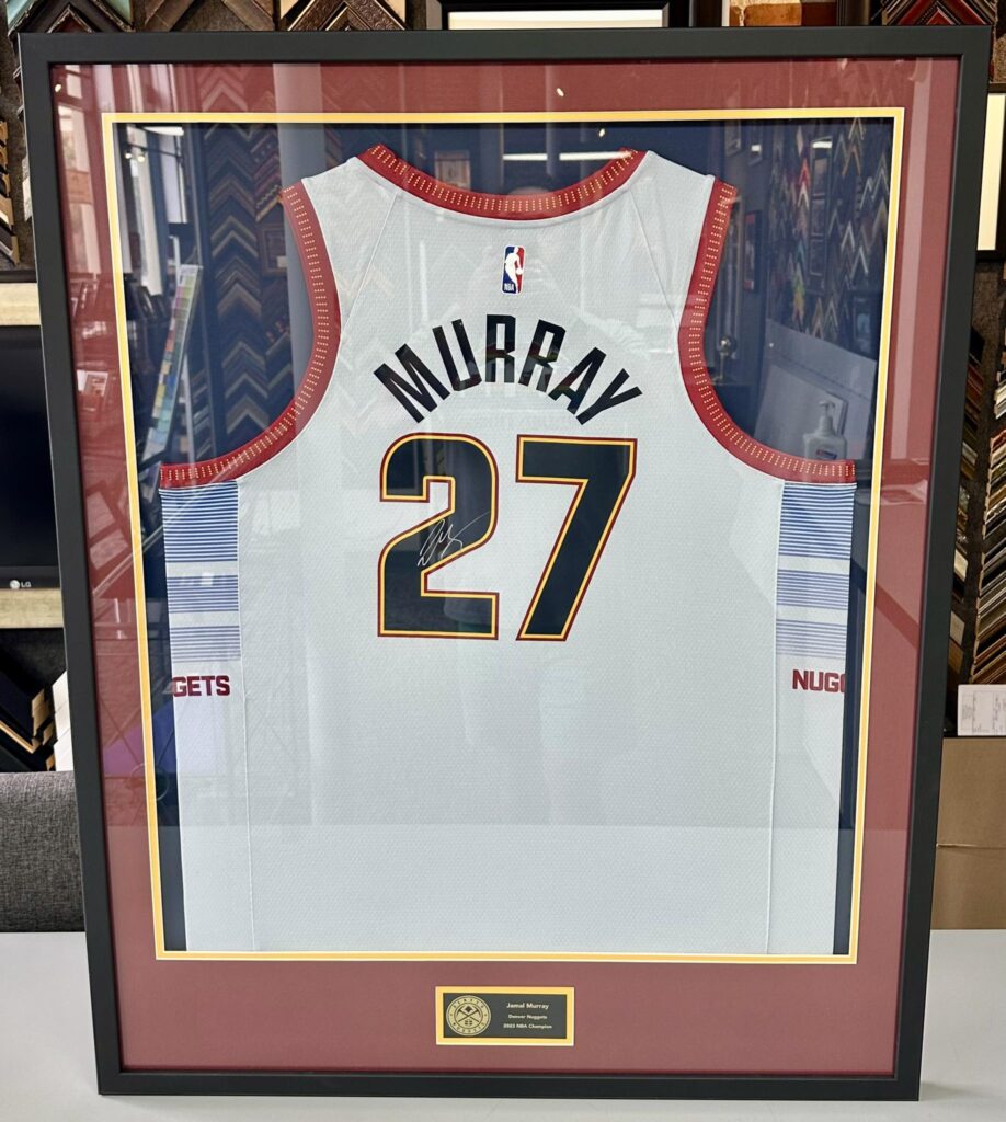 Custom Framed Jamal Murray Nuggets Jersey