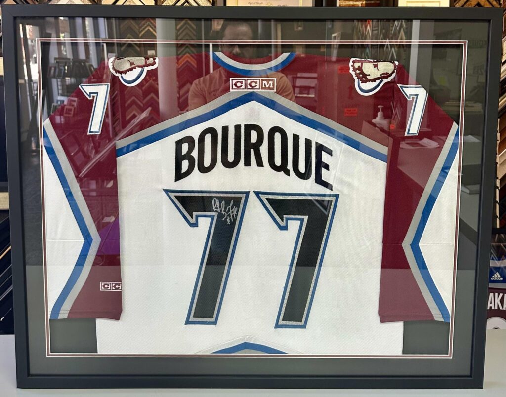 Custom Jersey Framing Denver | Ray Bourque