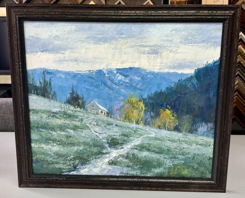 Custom Framed Painting on Canvas 