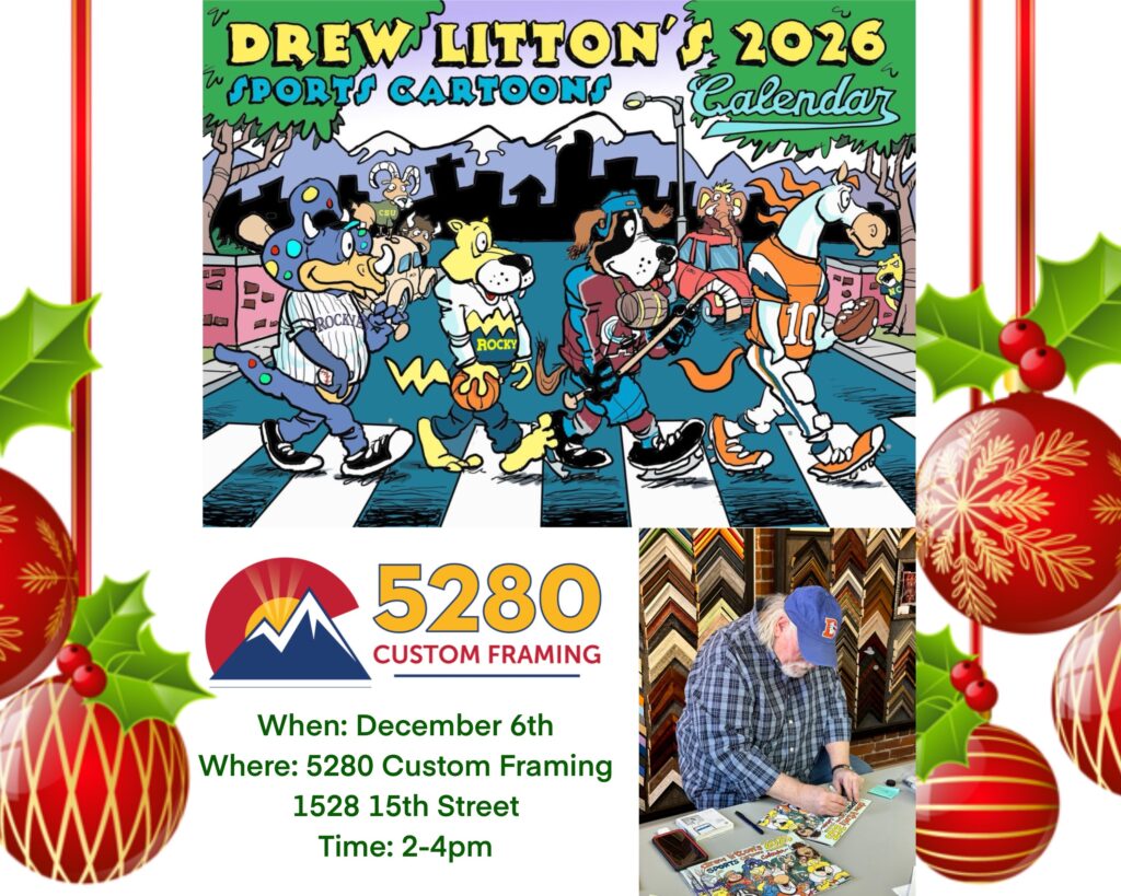 Drew Litton at 5280 Custom Framing!