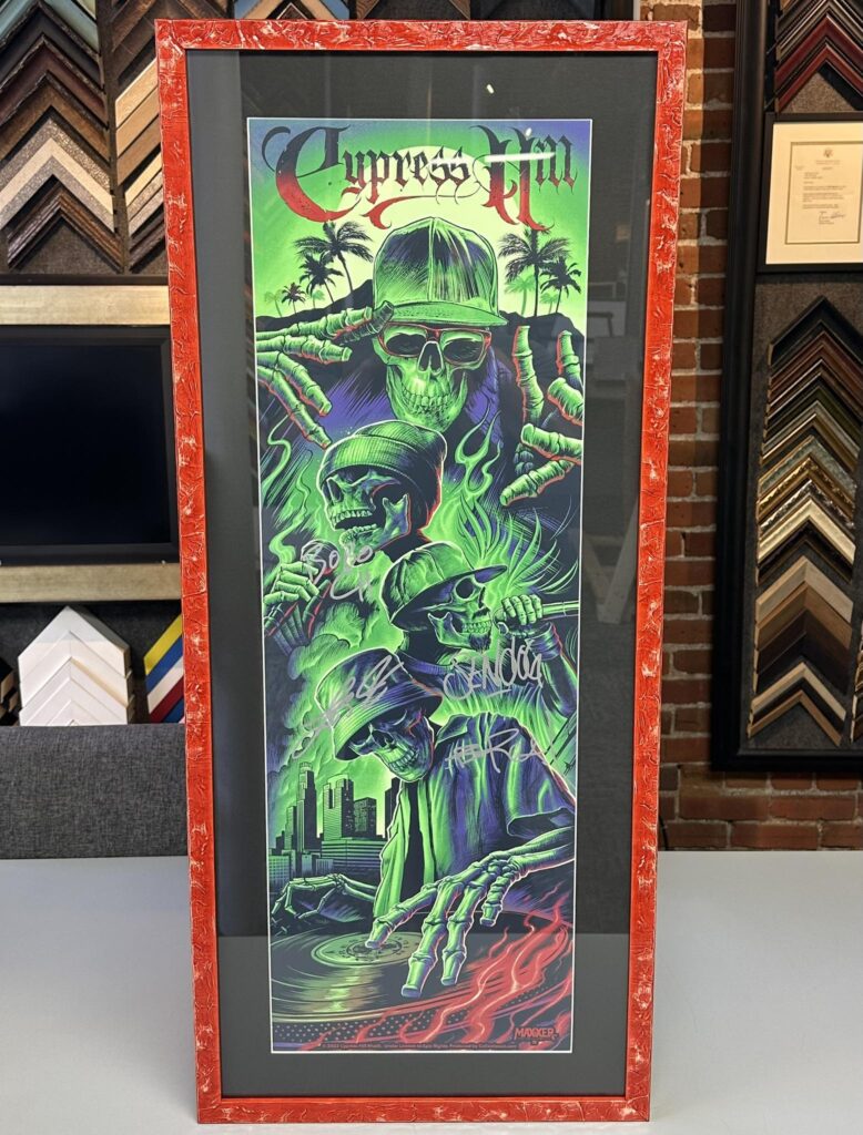 Custom Framed Cypress Hill Concert Poster 