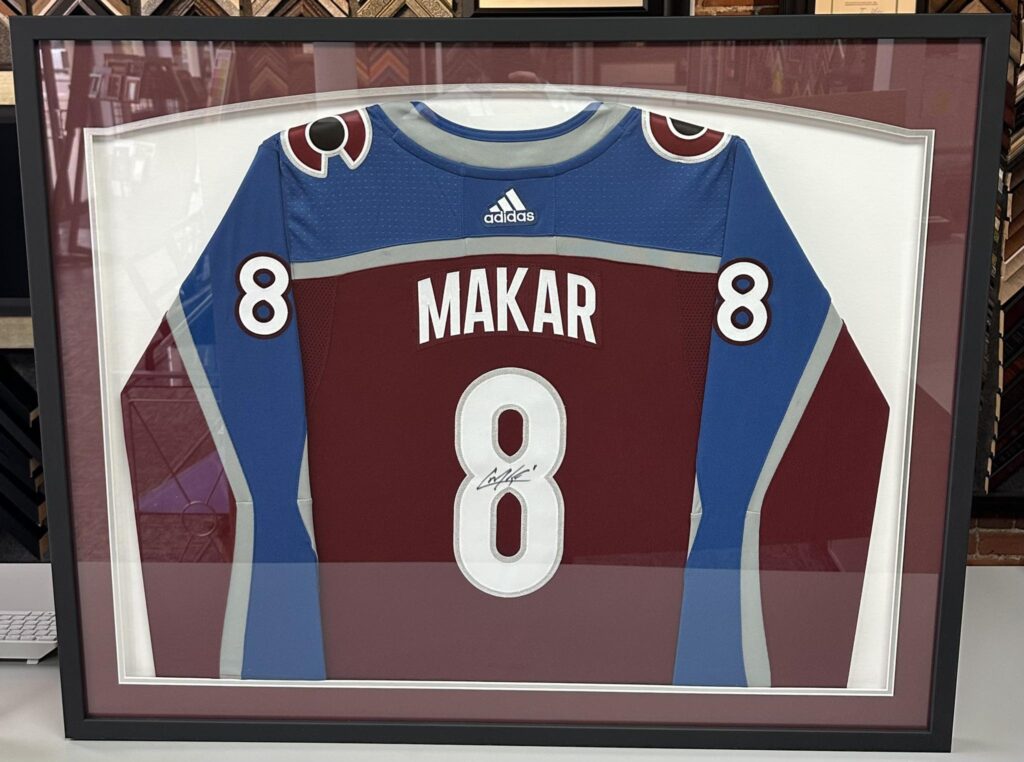 Framed Cale Makar Colorado Avalanche Jersey