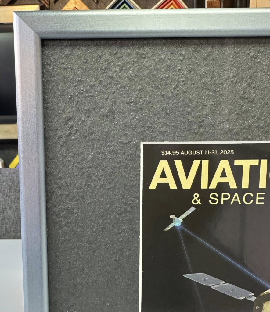 Custom Framed Aviation Week Magazine