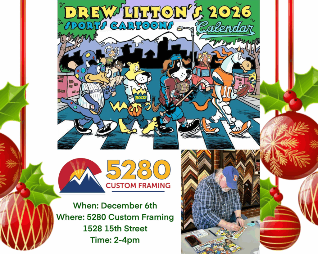 Drew Litton at 5280 Custom Framing!