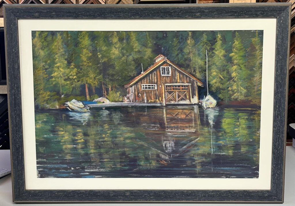 Custom Framed Pastel Painting