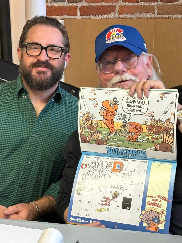 Drew Litton & Jarrod Perrott at 5280 Custom Framing!