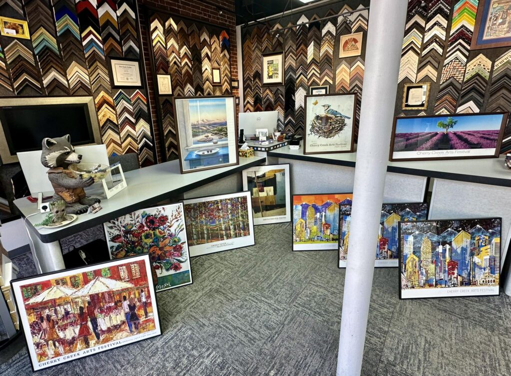 Cherry Creek Arts Festival Poster Framing Denver