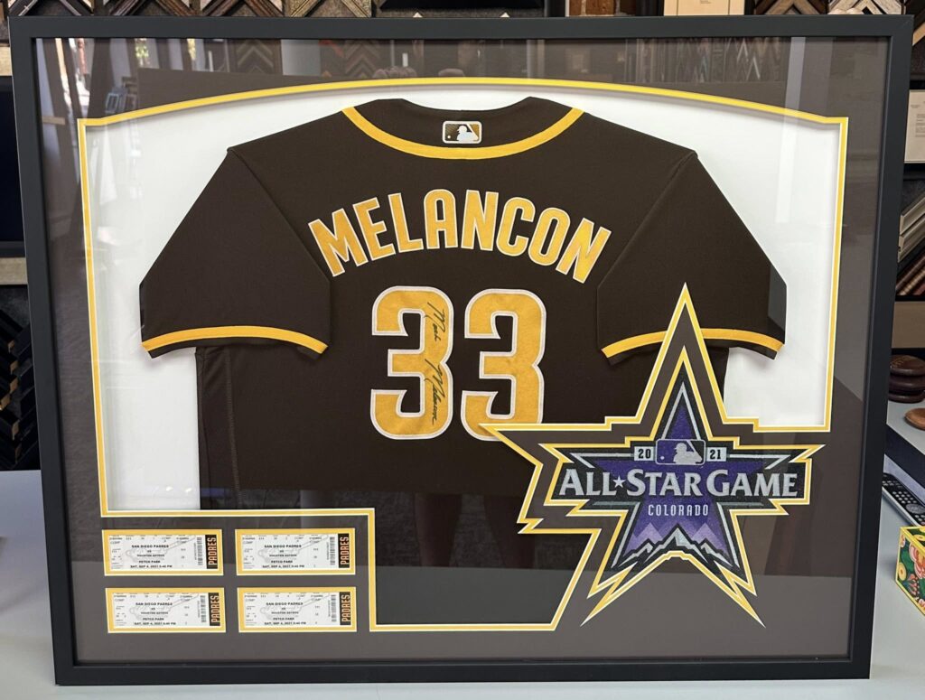 Custom Framed Mark Melancon Jerseys