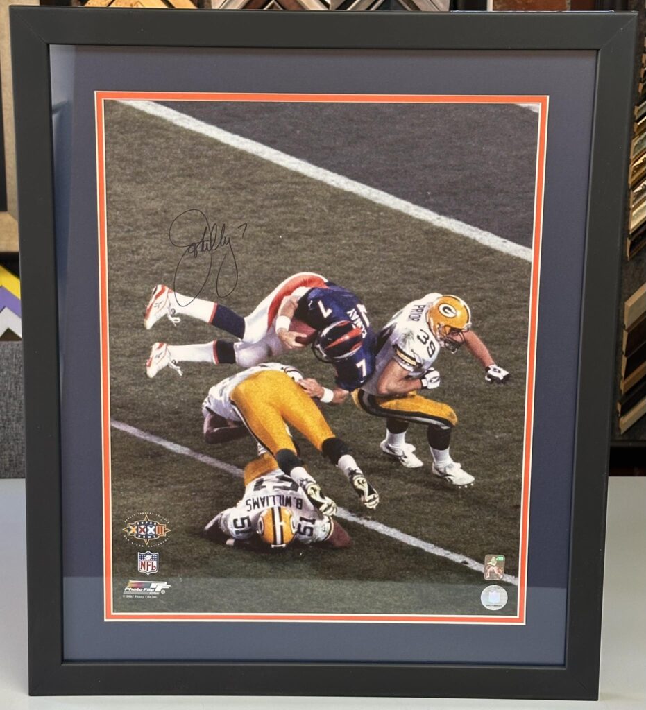 Sports Memorabilia Framing Denver 