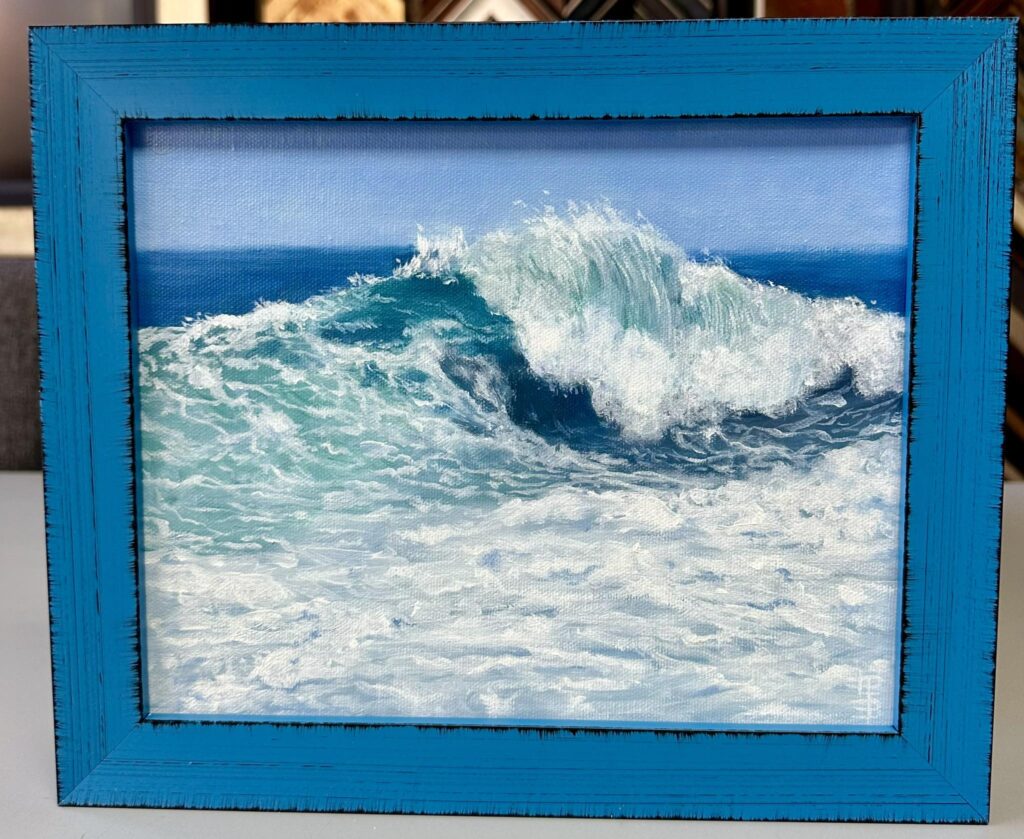 Custom Framed Paintings on Canvas 