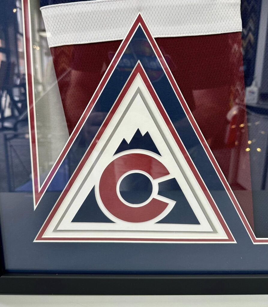 Custom Framed Cale Makar Avalanche Jersey