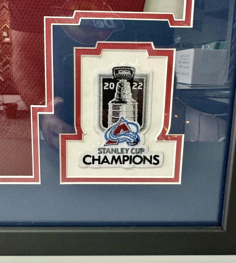 Custom Framed Cale Makar Avalanche Jersey