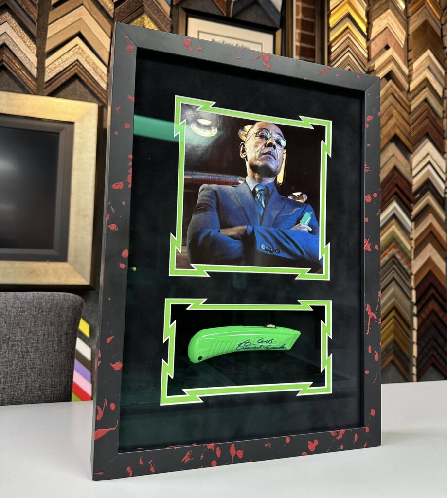 Custom Framed 'Breaking Bad' Gus Fring Box Cutter