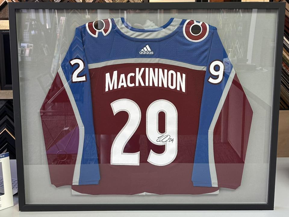 Custom Jersey Framing Denver 