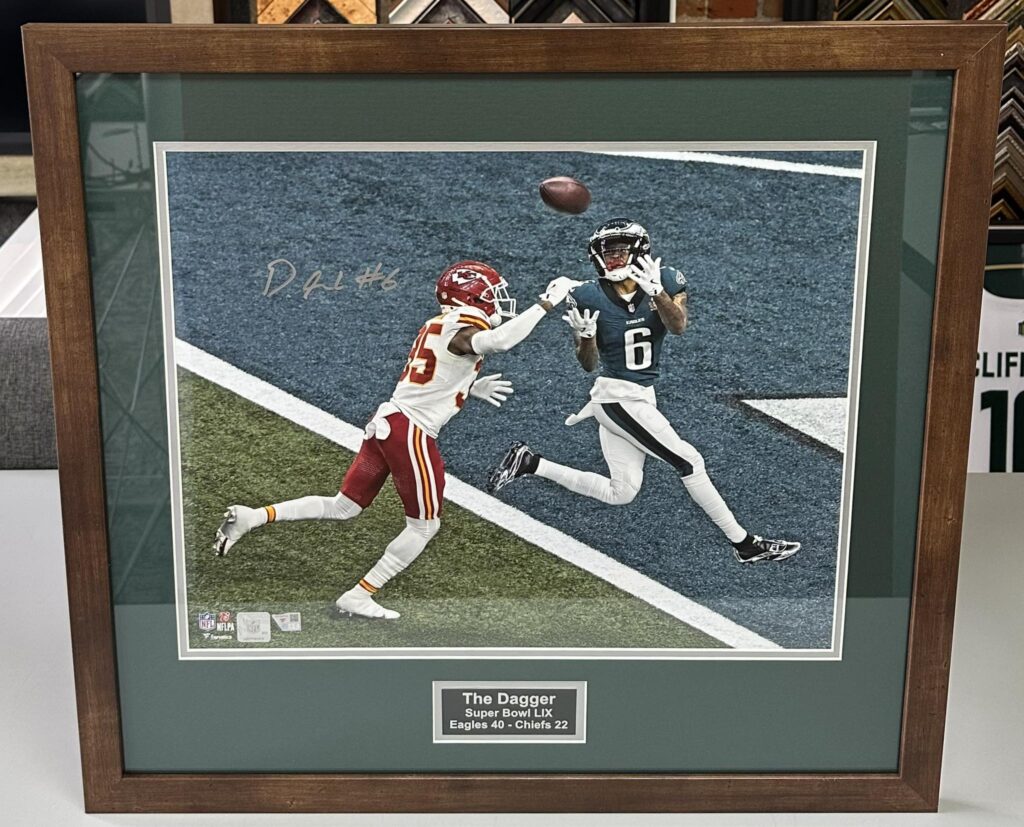 Custom Framed DaVonta Smith Photograph 
