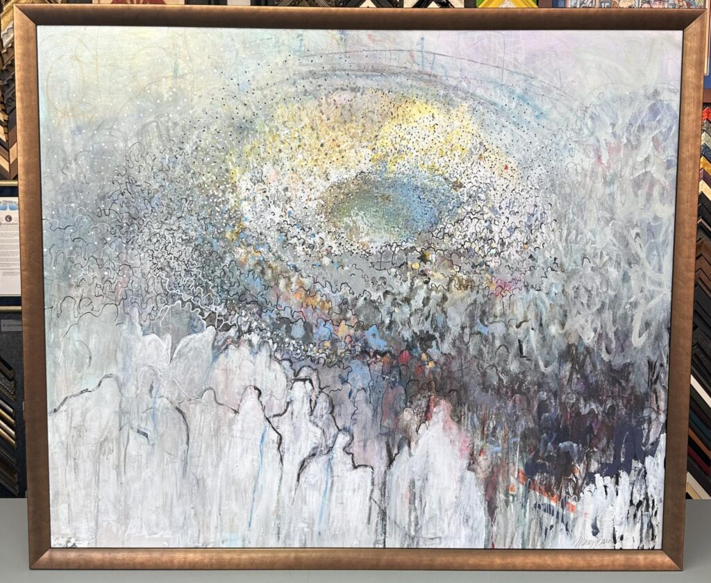 Custom Framed Painting on Canvas