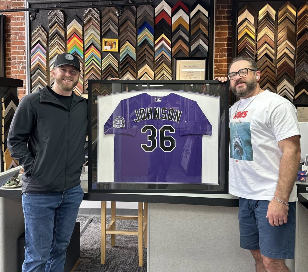 Custom Framed Jerseys for Pierce Johnson!