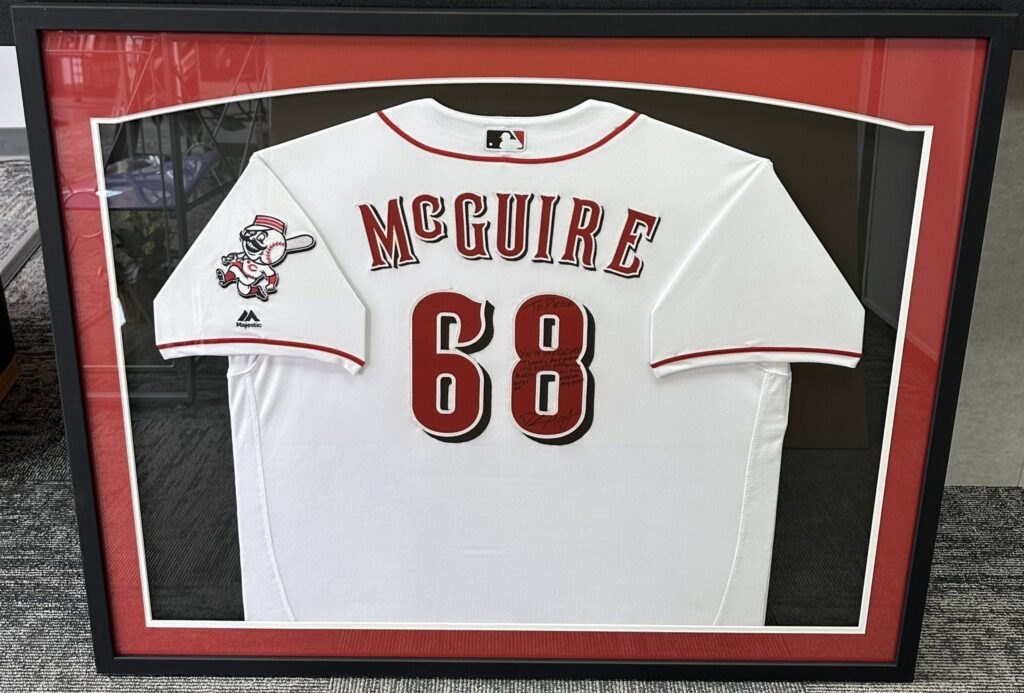 Custom Framed Jerseys for Pierce Johnson!