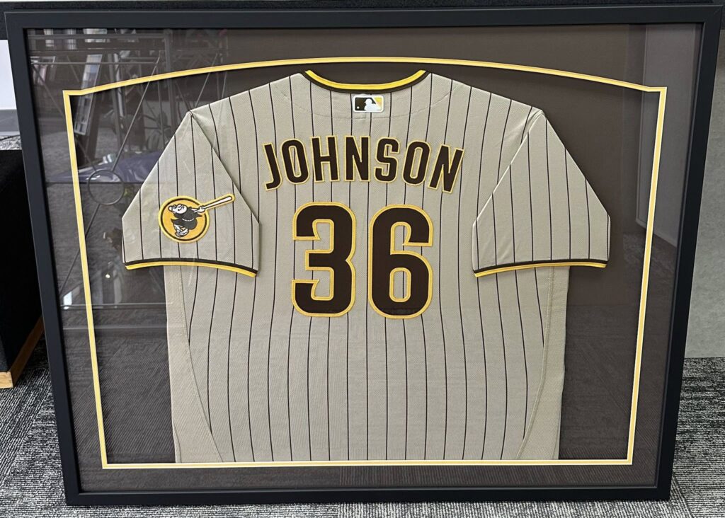 Custom Framed Jerseys for Pierce Johnson!