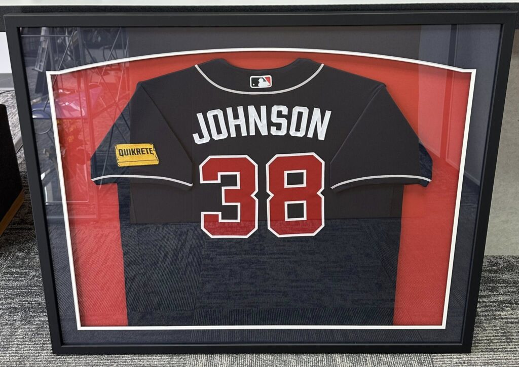 Custom Framed Jerseys for Pierce Johnson!