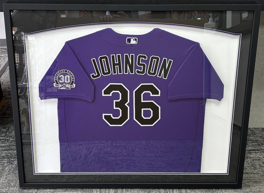 Custom Framed Jerseys for Pierce Johnson!