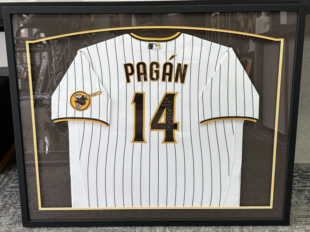 Custom Framed Jerseys for Pierce Johnson!