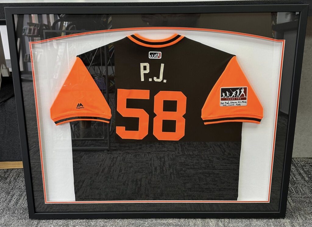 Custom Framed Jerseys for Pierce Johnson!