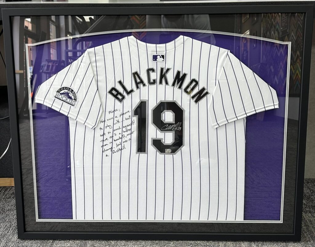 Custom Framed Jerseys for Pierce Johnson!