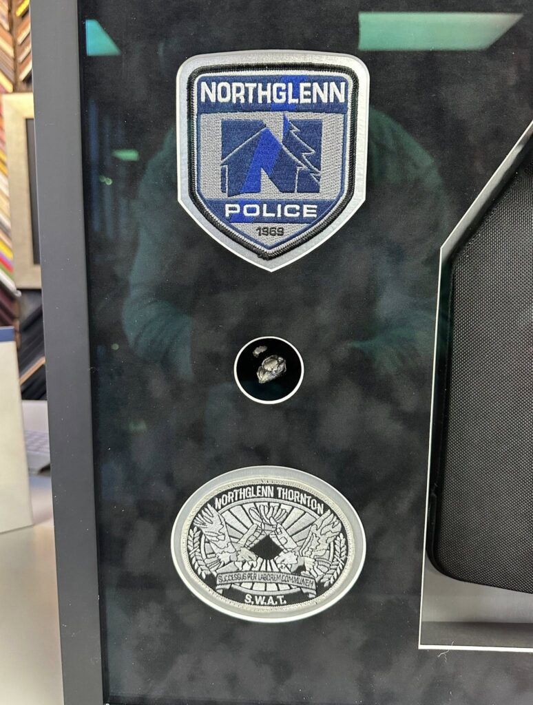 Custom Framed S.W.A.T. Vest Shadowbox