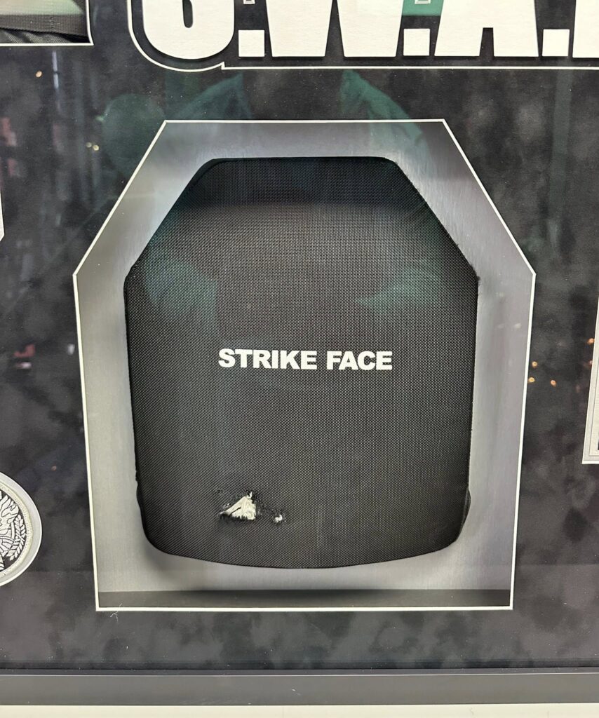 Custom Framed S.W.A.T. Vest Shadowbox