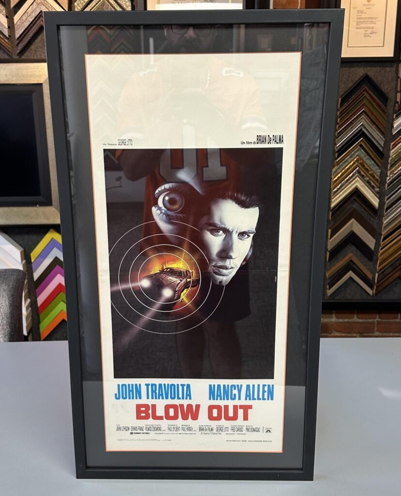 Framed Vintage Blow Out Movie Poster 