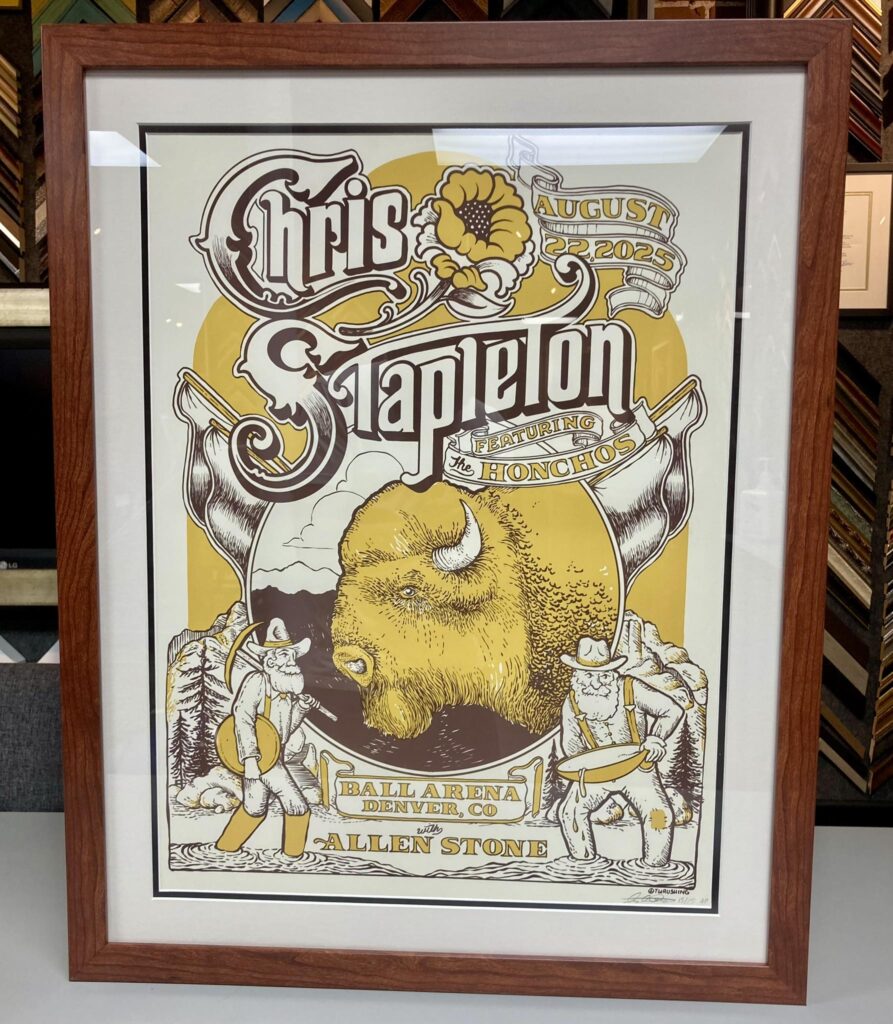 Custom Framed Chris Stapleton Print
