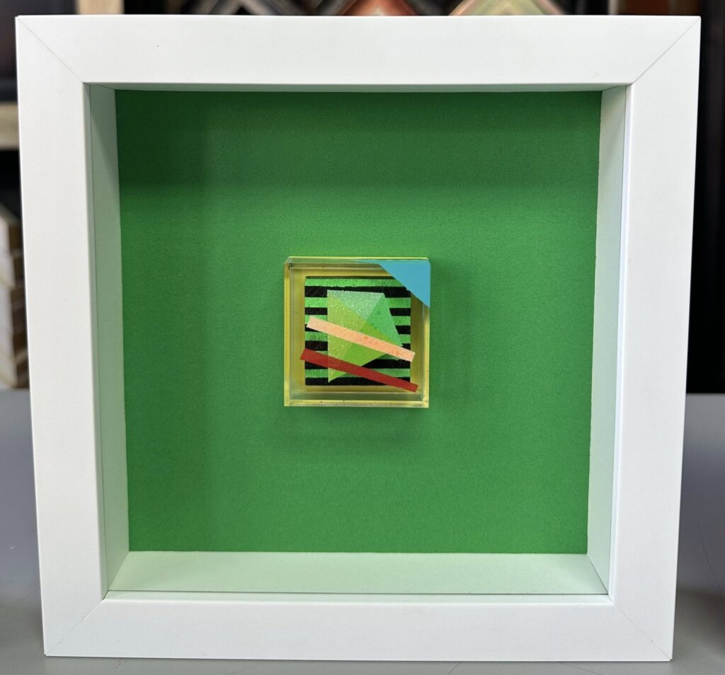 Custom Framed Cube Art by Jonathan Saiz