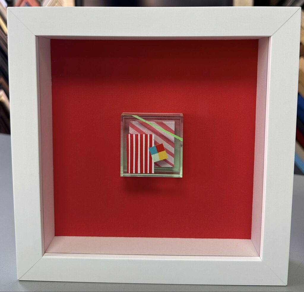 Custom Framed Cube Art by Jonathan Saiz