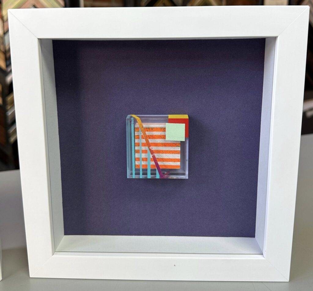 Custom Framed Cube Art by Jonathan Saiz