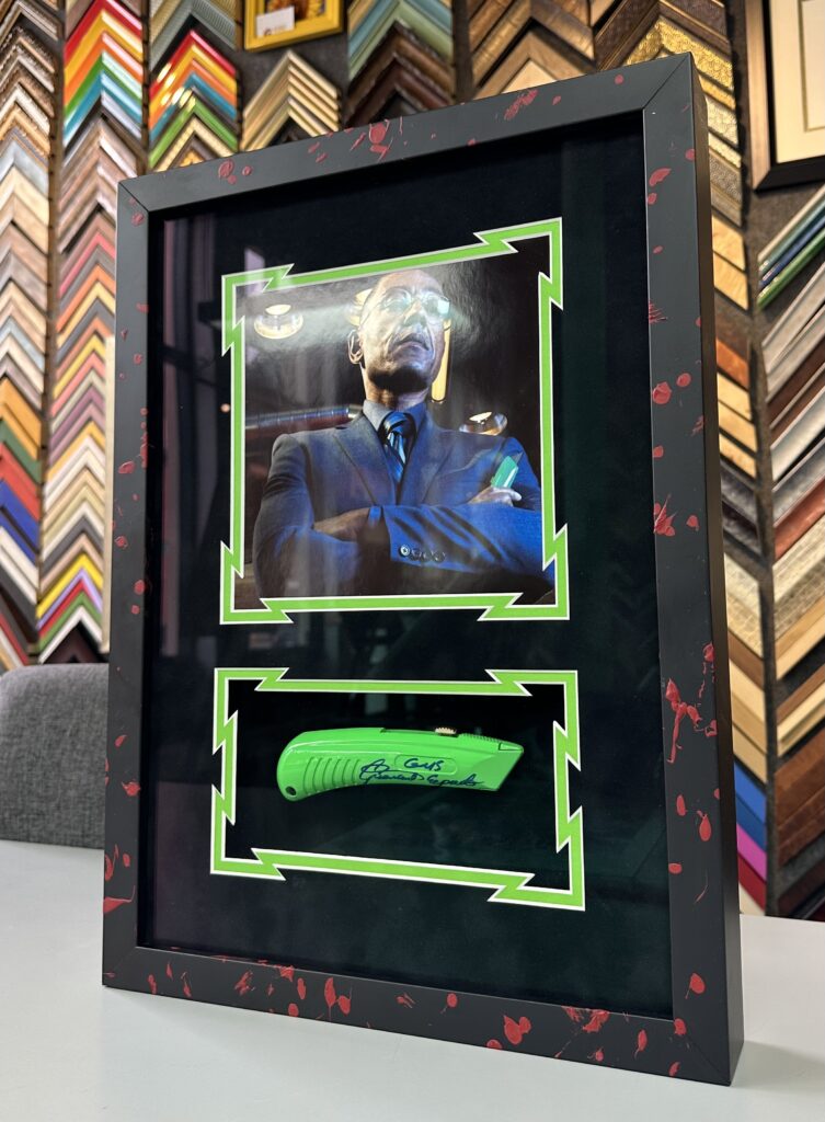 Custom Framed 'Breaking Bad' Gus Fring Box Cutter