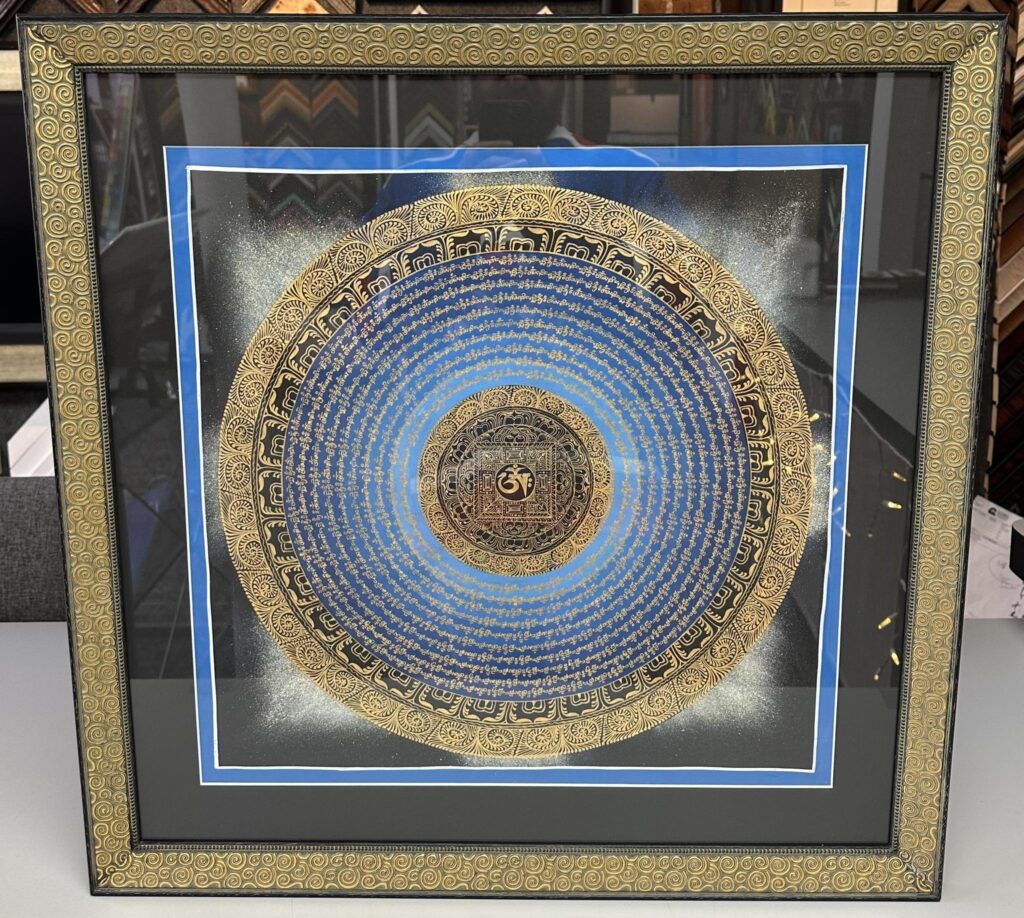 Custom Framed Mandala
