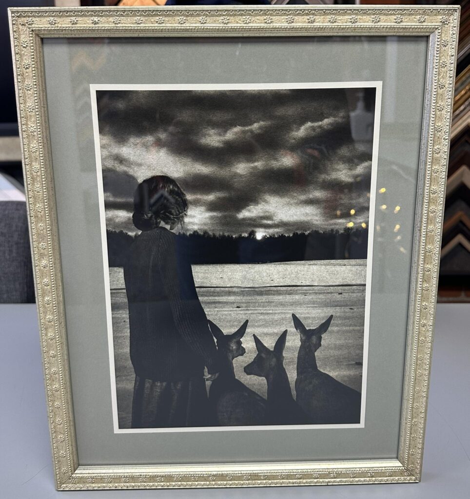 Custom Framed Black & White Print 