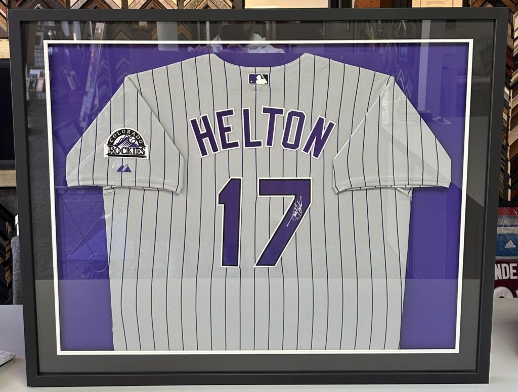 Denver's #1 Choice for Professional Sports Jersey Framing!