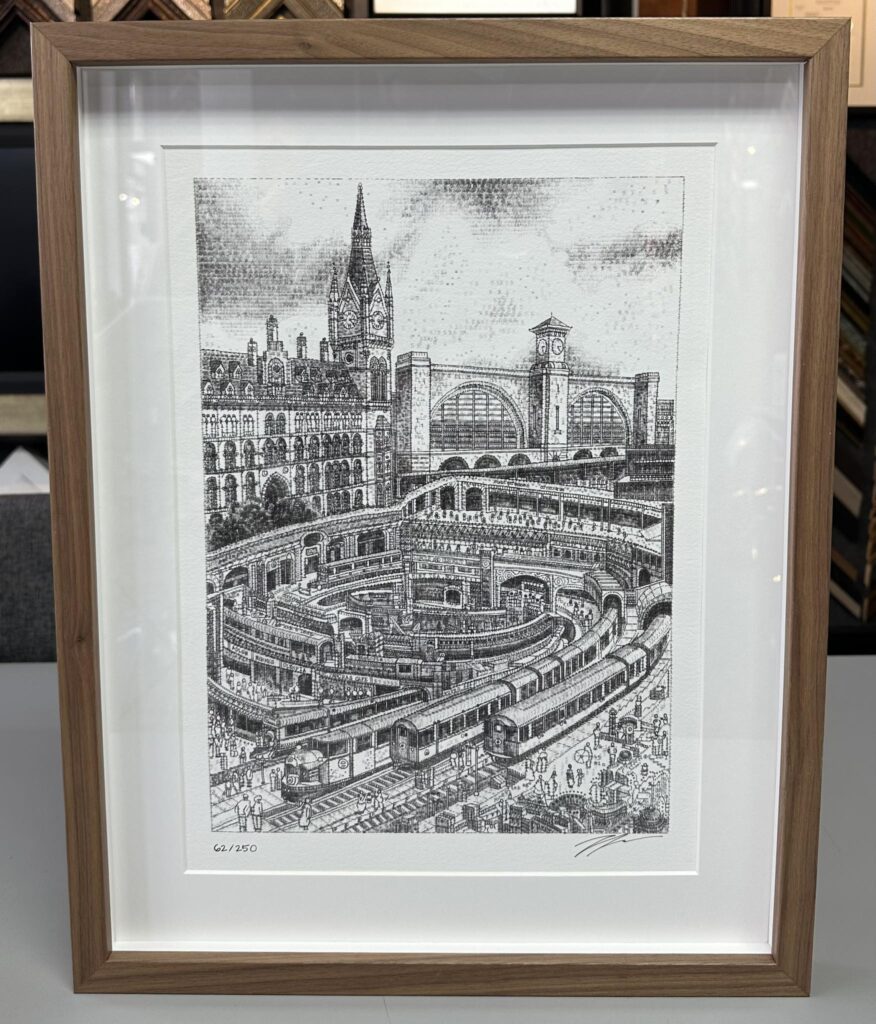 Custom Framed Typewriter Artwork 