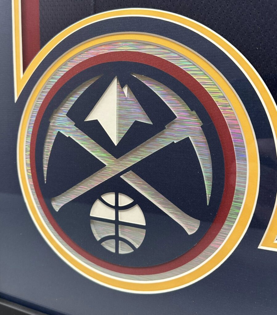 Custom Framed Christian Braun Nuggets Jersey