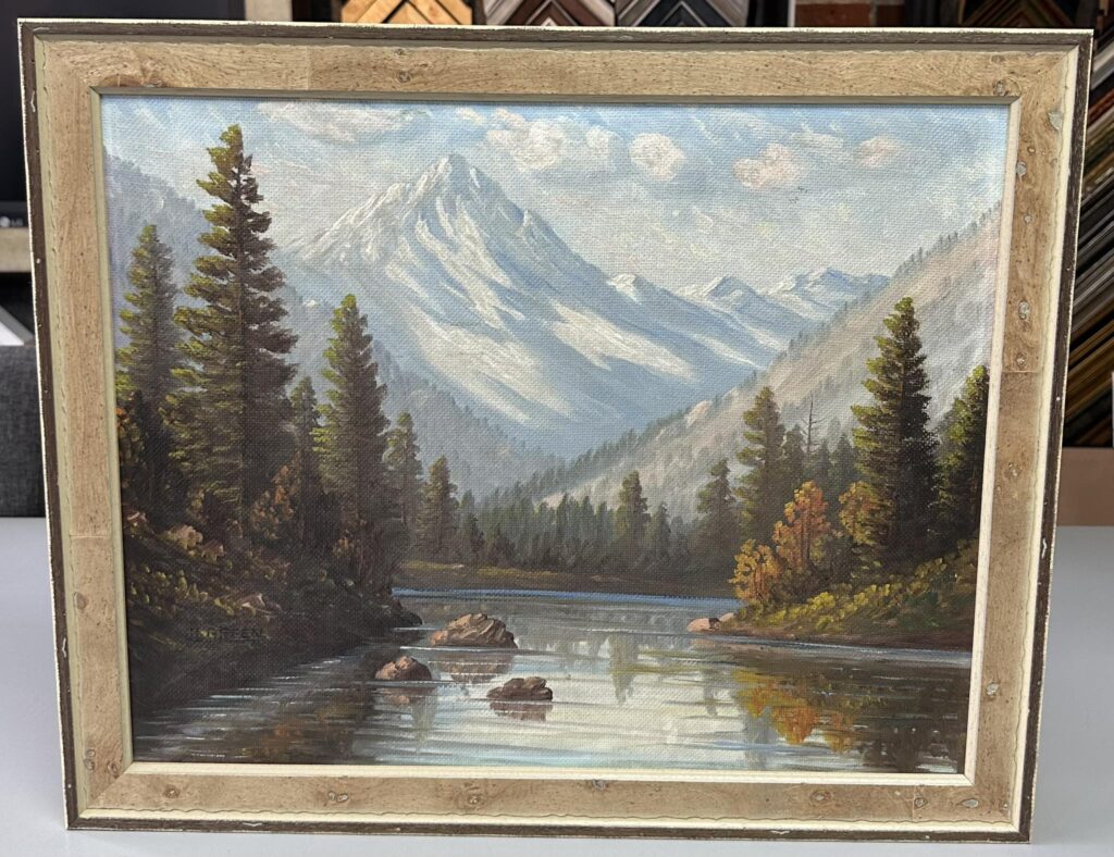 Custom Framed Print on Canvas  