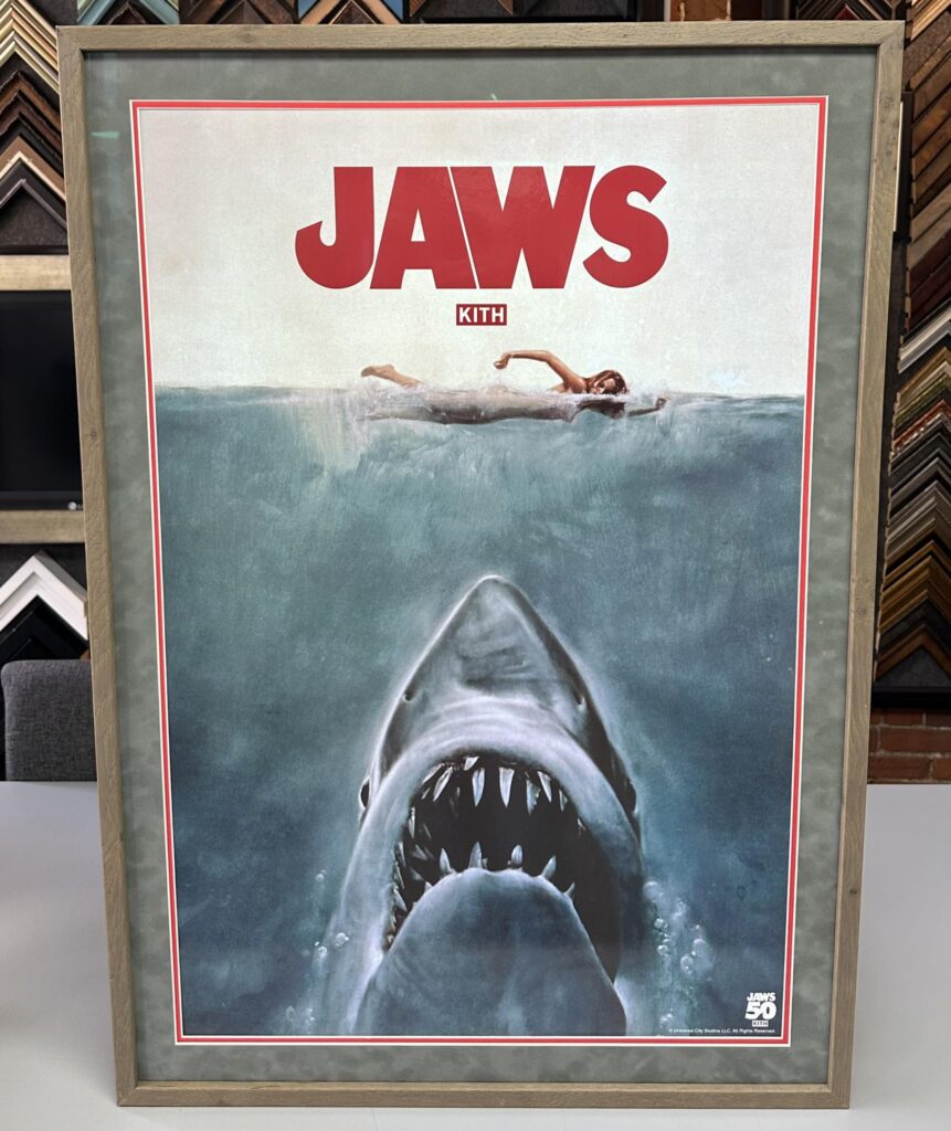Custom Framed Jaws Print by Kith