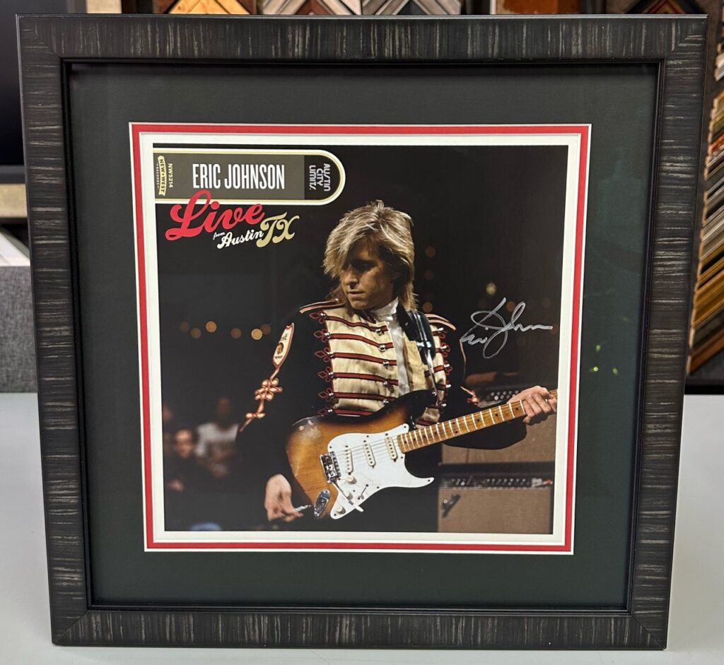 Custom Framed Eric Johnson Album 